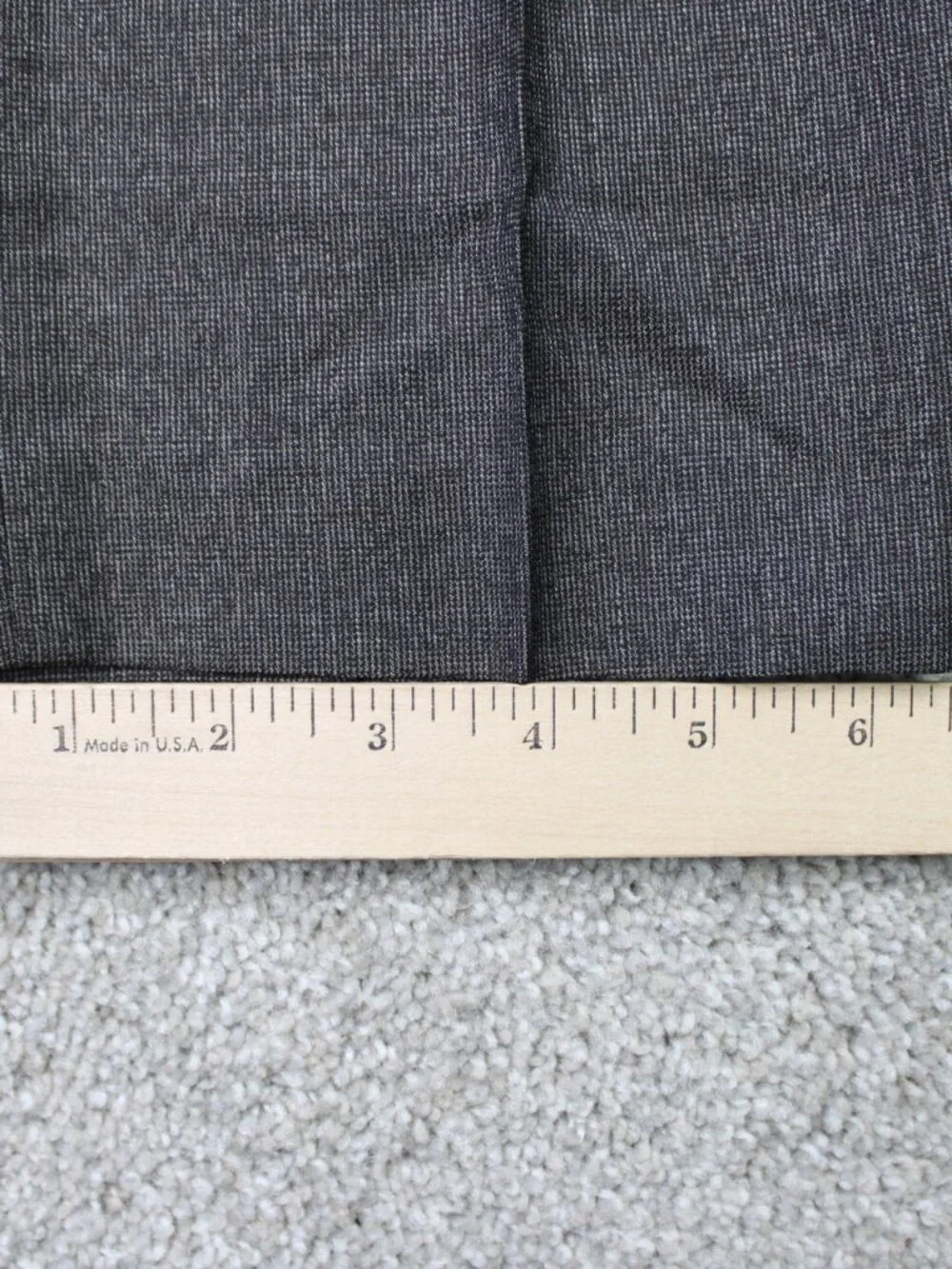 Brooks Brothers Pants Men 32x32 Gray 100% Wool Modern Fit Acetate Lined Straight